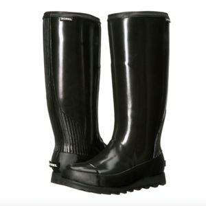 New womens sorel rain tall boots size 11